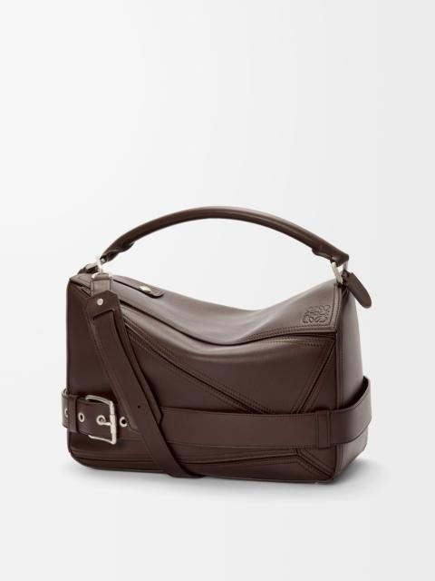 Large Puzzle Biker bag in shiny calfskin