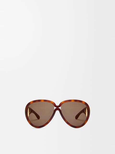 Pilot Mask sunglasses in acetate and nylon