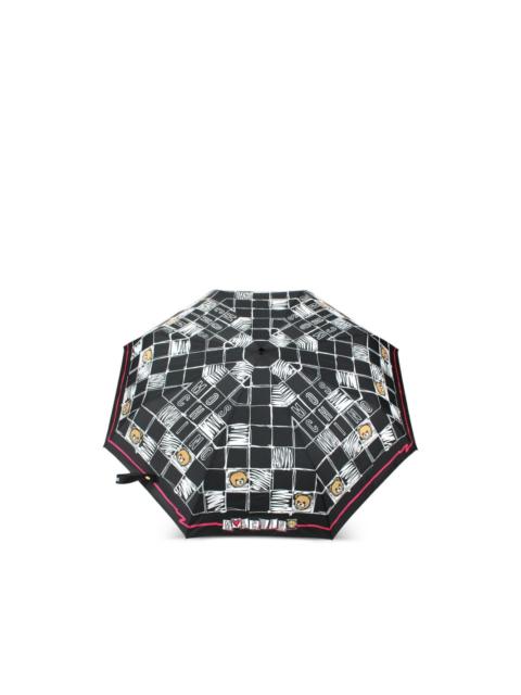 graphic-print umbrella