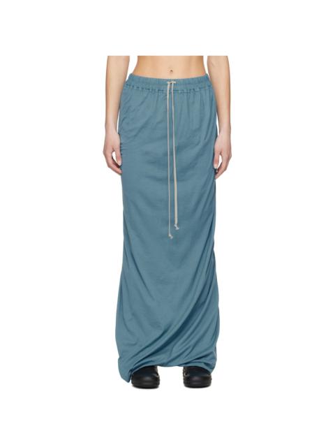 Blue Hollywood Pull On Pillar Maxi Skirt