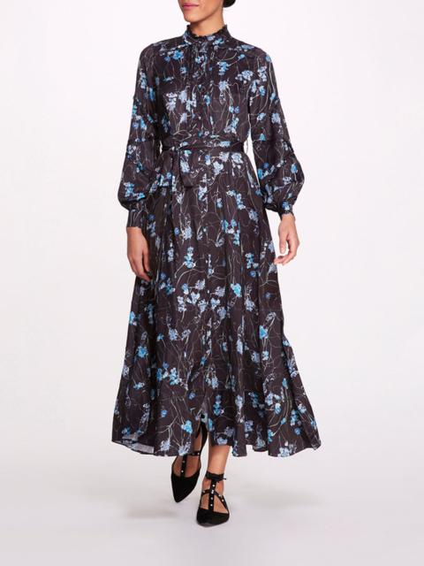 FIORELLA SATEEN MAXI SHIRTDRESS