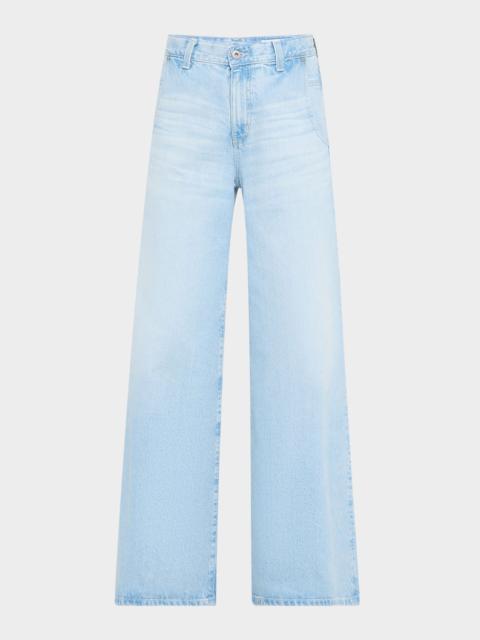 Posey Mid-Rise Super-Wide Jeans
