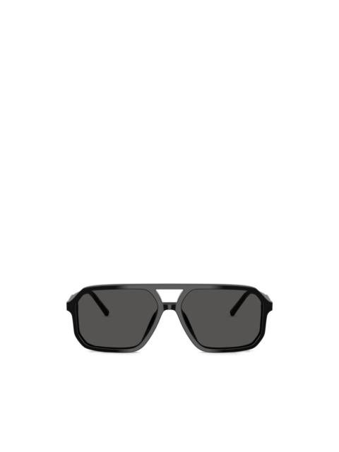 pilot-frame sunglasses