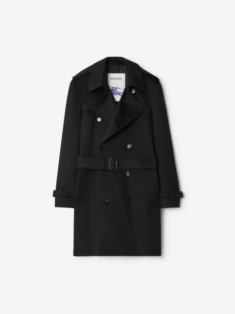 Mid-length Cashmere Trench Coat