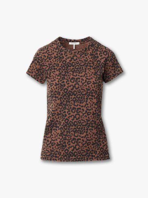 Leopard-Print Cotton Tee