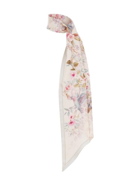 PRINTED SILK NECK SCARF