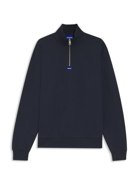 LOGO-PATCH SWEATSHIRT IN COTTON TERRY