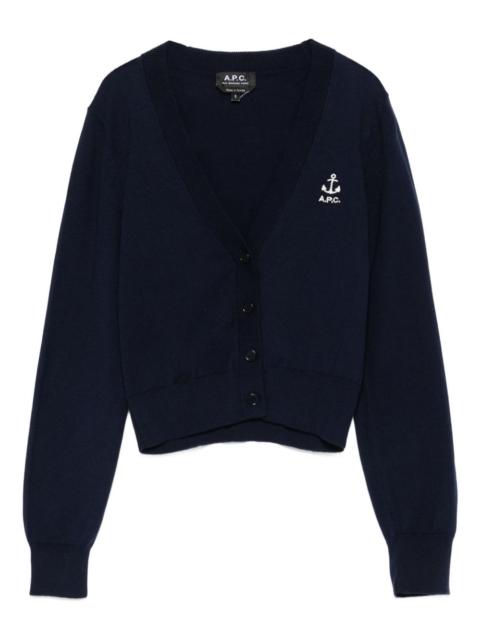 Joséphine anchor-embellished cardigan