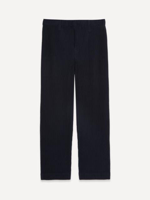 Pleated Straight Leg Trousers