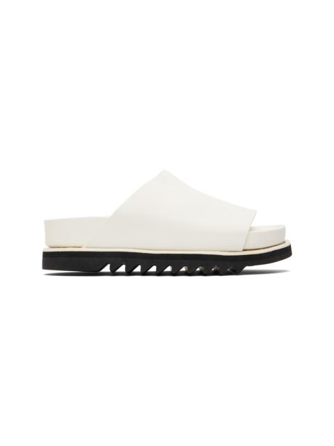 White BRK06 Sandals
