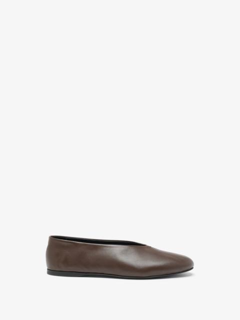 Tee Ballet Flats in Nappa
