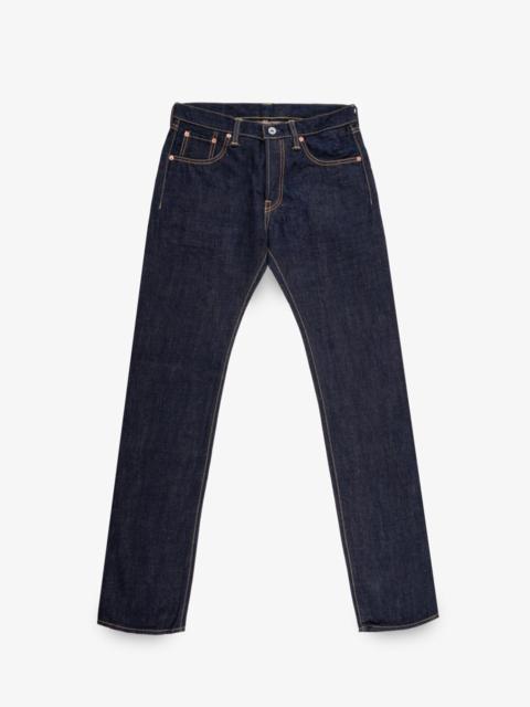 IH-777N 17OZ SELVEDGE DENIM SLIM TAPERED CUT JEANS - NATURAL INDIGO