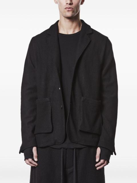 patch pocket wool jacket