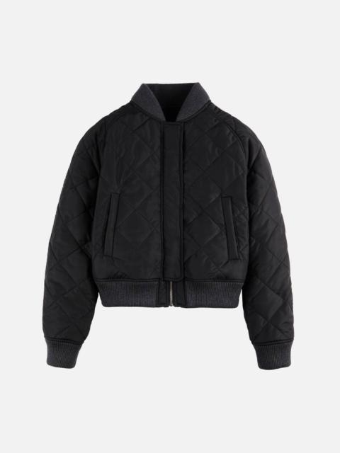 Cropped bomber jacket