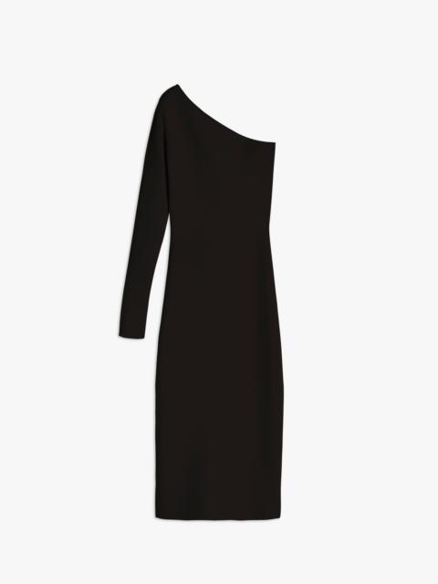 VB Body One Shoulder Midi Dress In Black