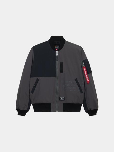 L-2B RELAXED PATCHWORK FLIGHT JACKET