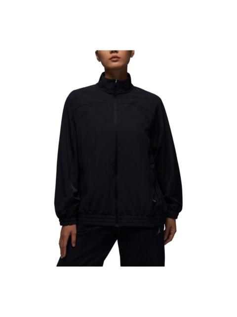 (WMNS) Air Jordan Dri-FIT Sport Woven Jacket Asia Sizing 'Black' FN5144-010