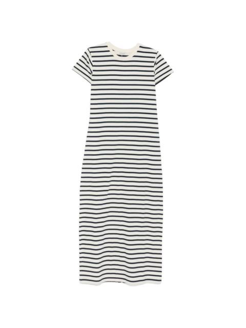 Wynne striped midi dress