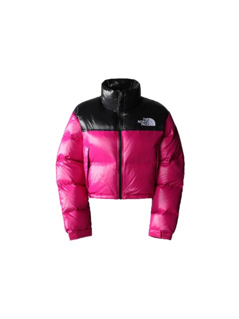 The North Face Women's Nuptse Short Jacket Fuchsia Pink