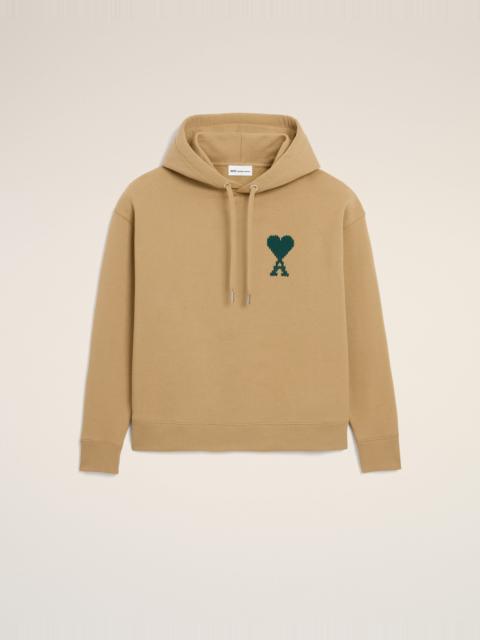 BEIGE COTTON AMI DE COEUR HOODIE
