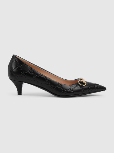 Women's pump with Horsebit