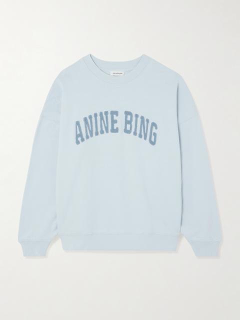 Miles Oversized Appliquéd Cotton-jersey Sweatshirt