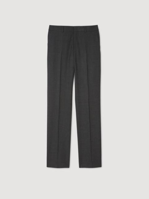 WOOL SUIT TROUSERS