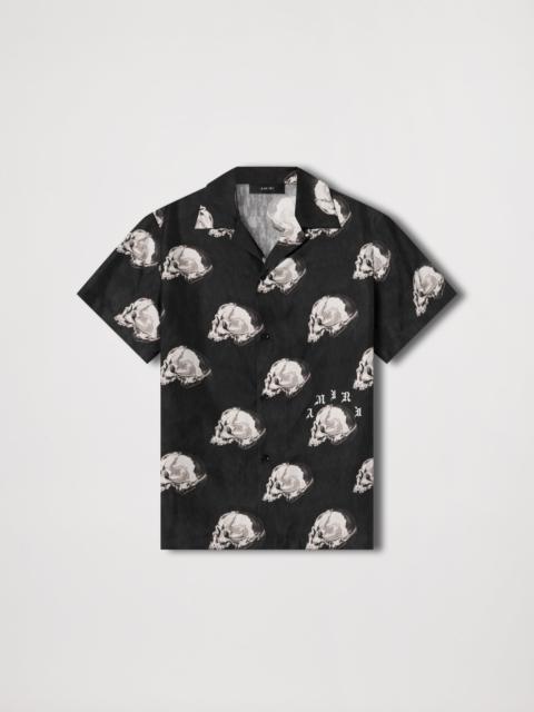 ALL OVER SKULL BOWLING SHIRT