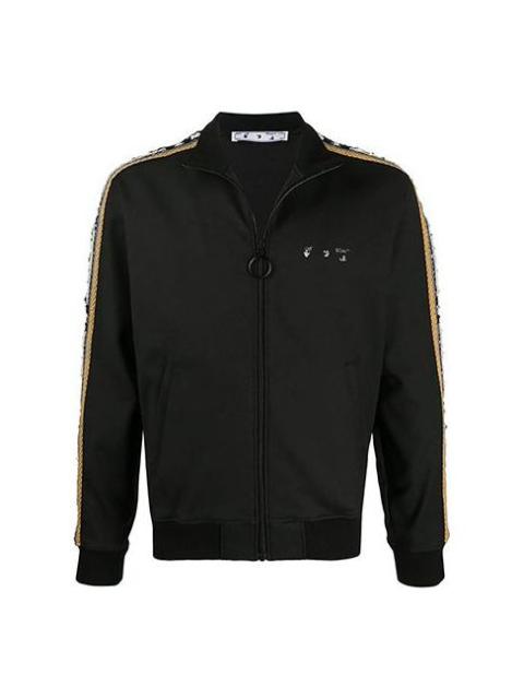 Off-White Mens Striped Sleeve Sport Jacket OMEA249F20FAB0011001