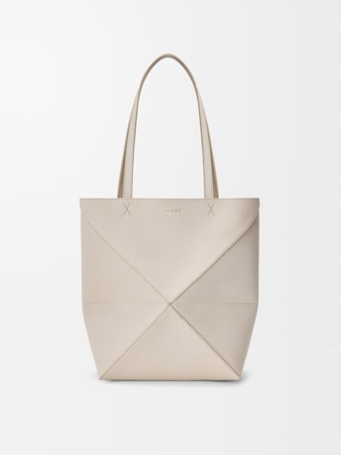 Medium Puzzle Fold tote in soft grained calfskin