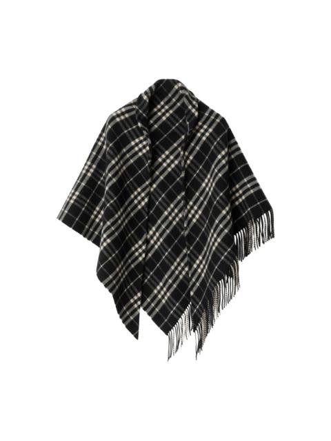 checked scarf