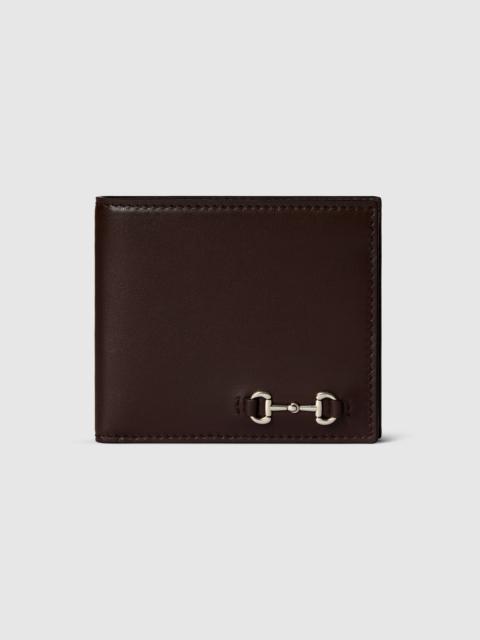Bi-fold wallet with Horsebit
