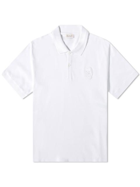 Alexander McQueen Skull Patch Polo Shirt