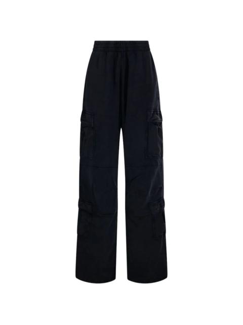 high-waisted trousers