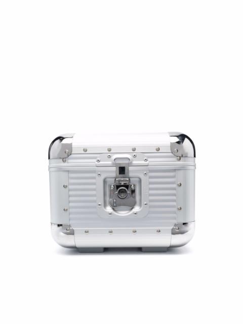 Bank S studded aluminium vanity case