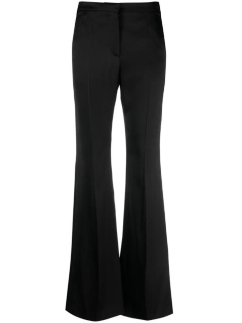 flared cotton trousers