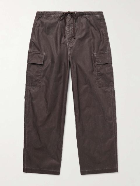 Way Straight-Leg Shell Drawstring Cargo Trousers