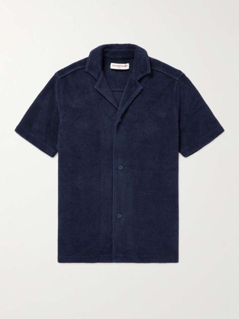 Howell Camp-Collar Cotton-Terry Shirt