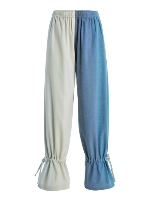 The Parachute Cotton Pants blue