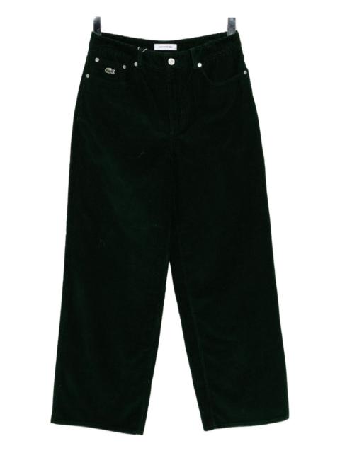 logo-embroidered trousers