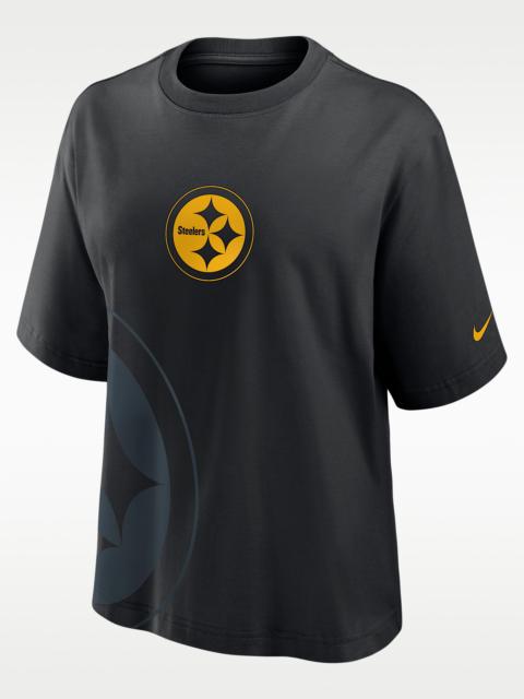 Pittsburgh Steelers Boxy Women's Nike NFL T-Shirt