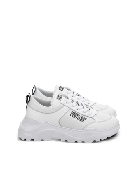 mesh-panelled sneakers