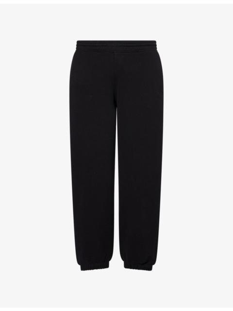 Ronnie Check-Contrast Cotton Jogging Bottoms