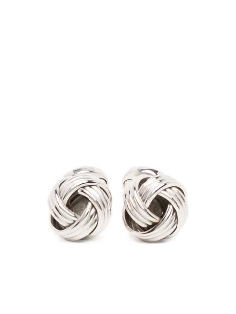 knot-detail cufflinks