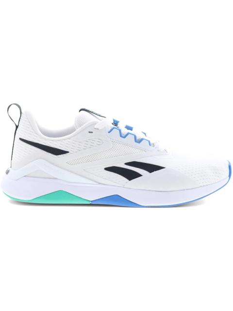 Reebok Nanoflex TR 2.0 White Black Unleashed Green