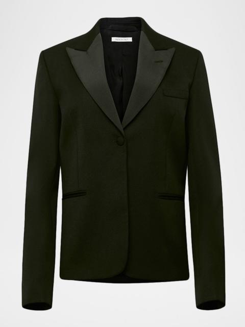 Single-Breasted Tuxedo Jacket