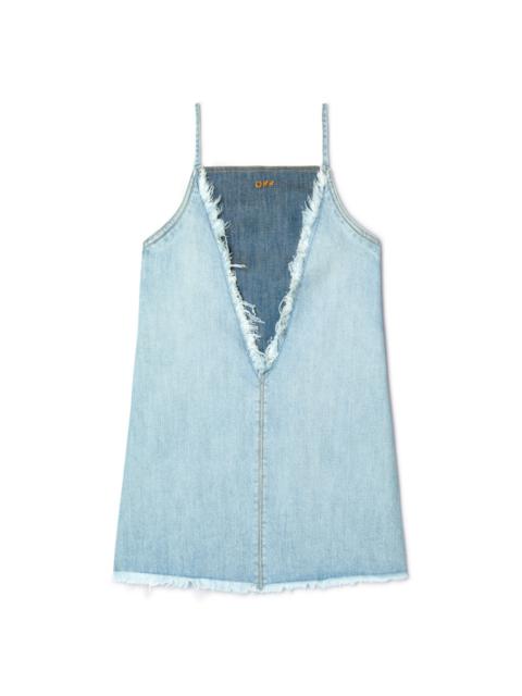 Blue Denim Doll Dress