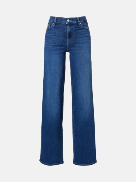Le Slim high-rise wide-leg jeans