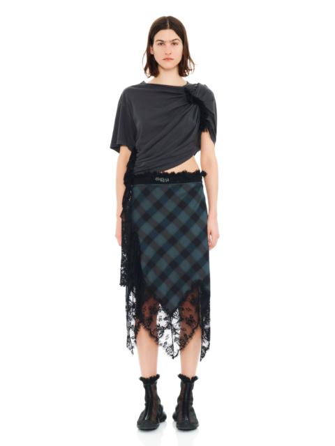 SEA PINE PLAID WATERLILY SKIRT