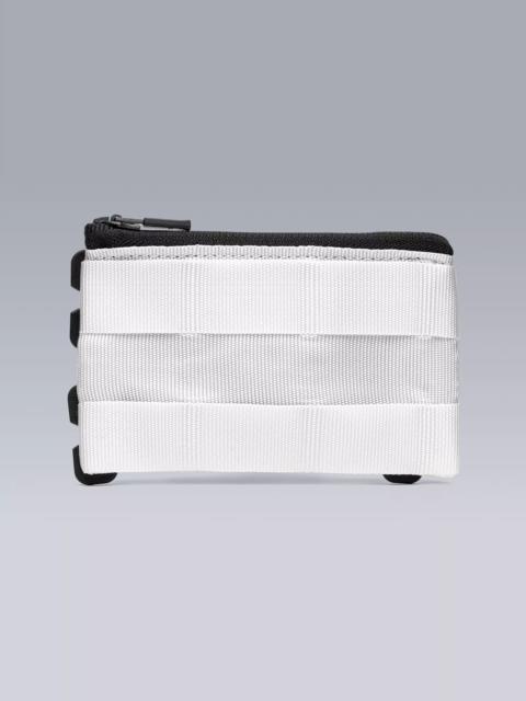 3A-MP3TS-WHT Modular Tec Sys Peripheral Pocket Black Reverse Coil Zip